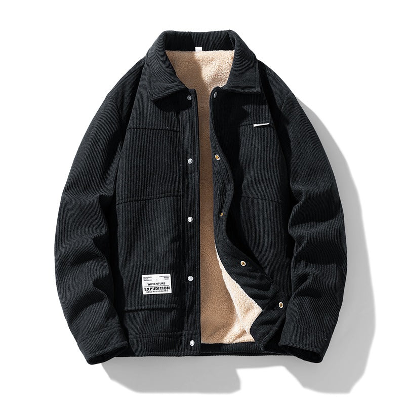 HENRY SHERPA-LINED CORDUROY JACKET