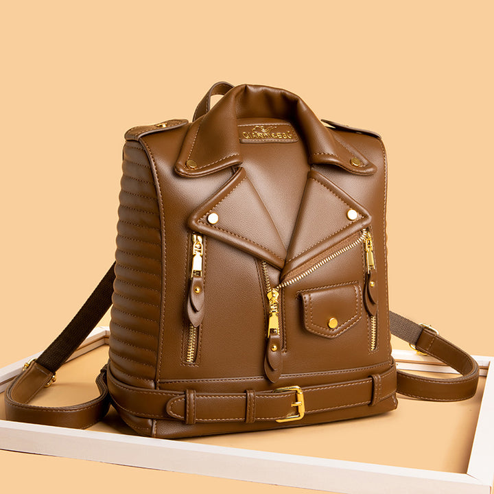 ALEXIS LEATHER JACKET BACKPACK