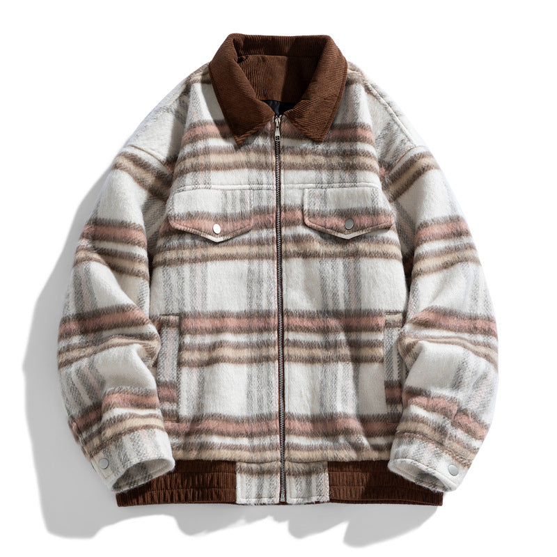 BEAUFORT BRUSHED PLAID JACKET