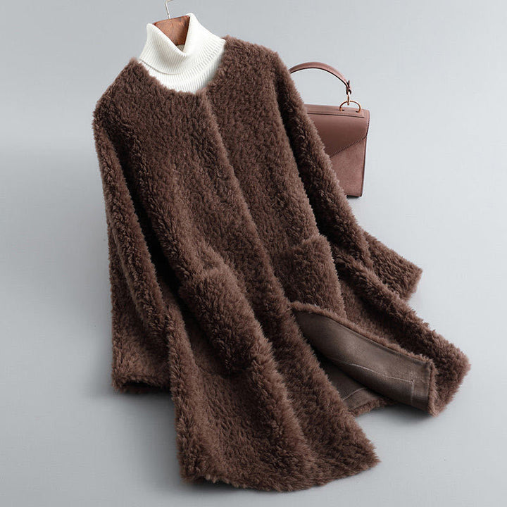 CHLOE OVERSIZED FLEECE COAT