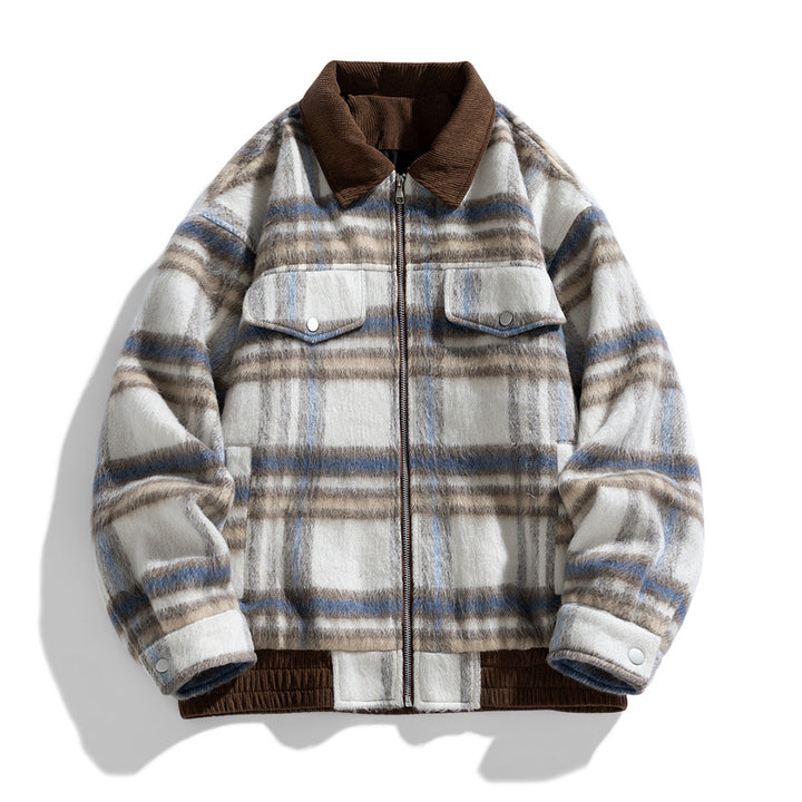 BEAUFORT BRUSHED PLAID JACKET